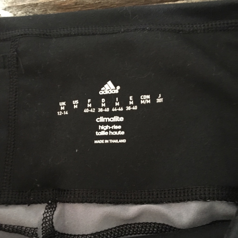 Adidas | Climalite High Rise Cropped Leggings - Picture 3 of 4